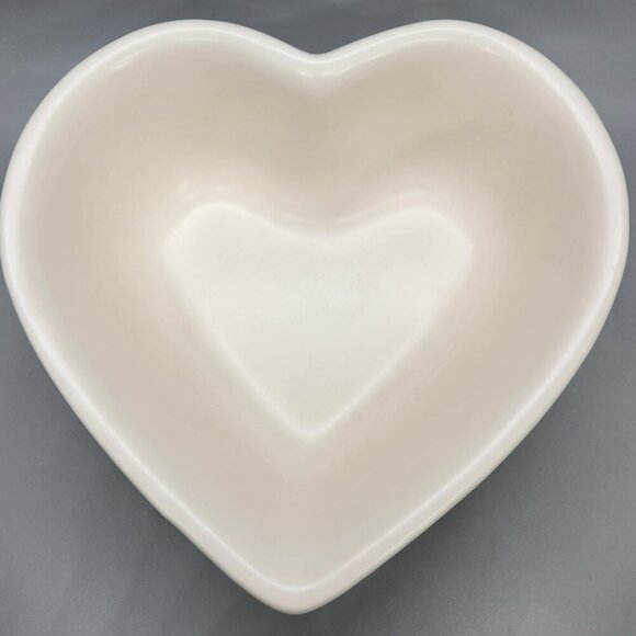 Pfaltzgraff Tea Rose Heart Serving Dish Stonewear - Picture 4 of 9